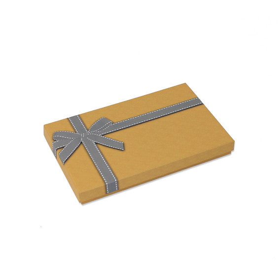 Bournville Dark Plain Chocolate Hamper Selection Gift Box Grey Ribbon Effect Rum Raisin Orange Buttons 11 Piece